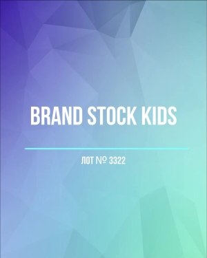 Купить BRAND STOCK Kids#8 кг (+0,8 в подарок), ЛОТ №3322 оптом в Петропавловске-Камчатском и Камчатском крае
