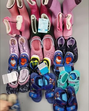 Фотография  745 - Обувь ALDI дети лето#10 кг, ЛОТ №4456 оптом в Петропавловске-Камчатском и Камчатском крае