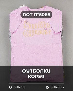 Купить Футболки Корея#20 шт, ЛОТ №5068 оптом в Петропавловске-Камчатском и Камчатском крае