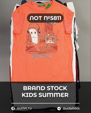 Купить BRAND STOCK Kids Summer#10 кг, ЛОТ №5811 оптом в Петропавловске-Камчатском и Камчатском крае