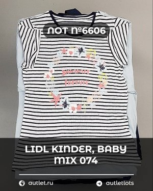 Купить LIDL Kinder Baby Winter 074#7 кг, ЛОТ №6606 оптом в Петропавловске-Камчатском и Камчатском крае