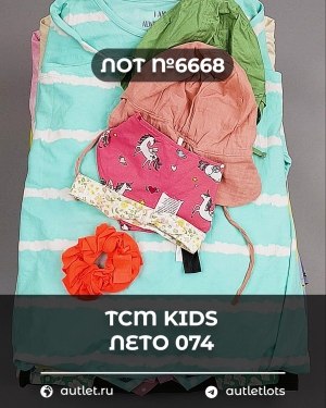 Купить TCM Kids лето 074#7 кг, ЛОТ №6668 оптом в Петропавловске-Камчатском и Камчатском крае