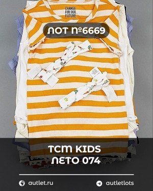 Купить TCM Kids лето 074#7 кг, ЛОТ №6669 оптом в Петропавловске-Камчатском и Камчатском крае