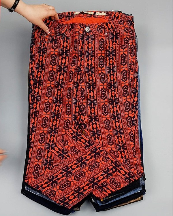 Фотография  753 - А 82202 Брюки женские (Fashion&Skinny Pants)#25 кг оптом в Петропавловске-Камчатском и Камчатском крае