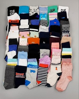 Купить Носки дети СТОК лето#5 кг, ЛОТ №6993 оптом в Петропавловске-Камчатском и Камчатском крае