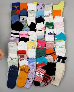 Купить Носки дети СТОК лето#5 кг, ЛОТ №6992 оптом в Петропавловске-Камчатском и Камчатском крае