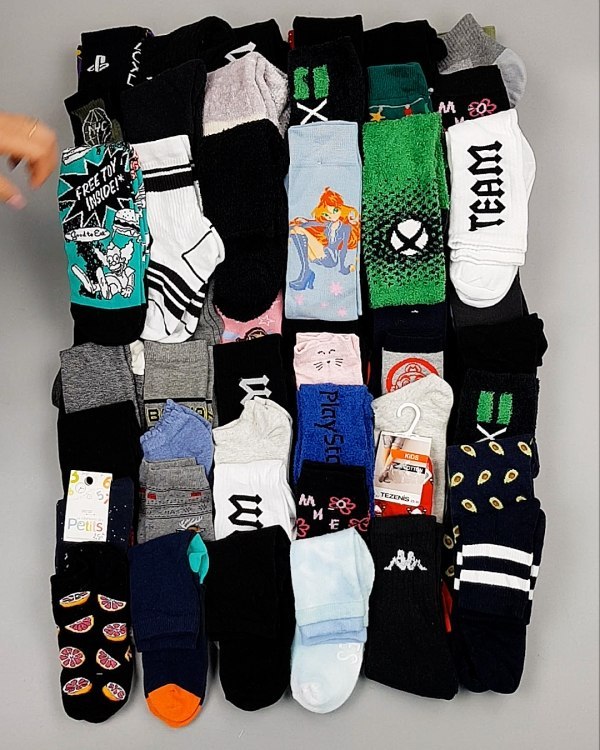 Фотография  729 - Носки дети СТОК зима#5 кг, ЛОТ №6988 оптом в Петропавловске-Камчатском и Камчатском крае