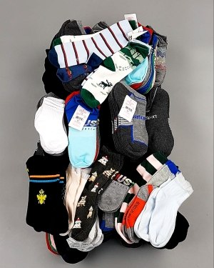 Купить Носки дети лето CAN 084#5 кг, ЛОТ №8001 оптом в Петропавловске-Камчатском и Камчатском крае