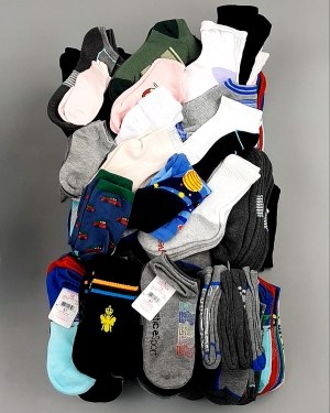 Фотография  617 - Носки дети лето CAN 084#5 кг, ЛОТ №8000 оптом в Петропавловске-Камчатском и Камчатском крае