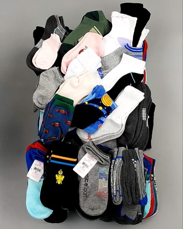 Фотография  412 - Носки дети лето CAN 084#5 кг, ЛОТ №8000 оптом в Петропавловске-Камчатском и Камчатском крае