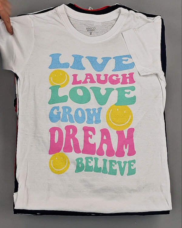 Фотография  109 - Футболки м/ж (Printed T-Shirts New)#5 кг, ЛОТ №8913 оптом в Петропавловске-Камчатском и Камчатском крае