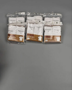 Фотография  208 - Футболка белая муж Корея 085#5 кг оптом в Петропавловске-Камчатском и Камчатском крае