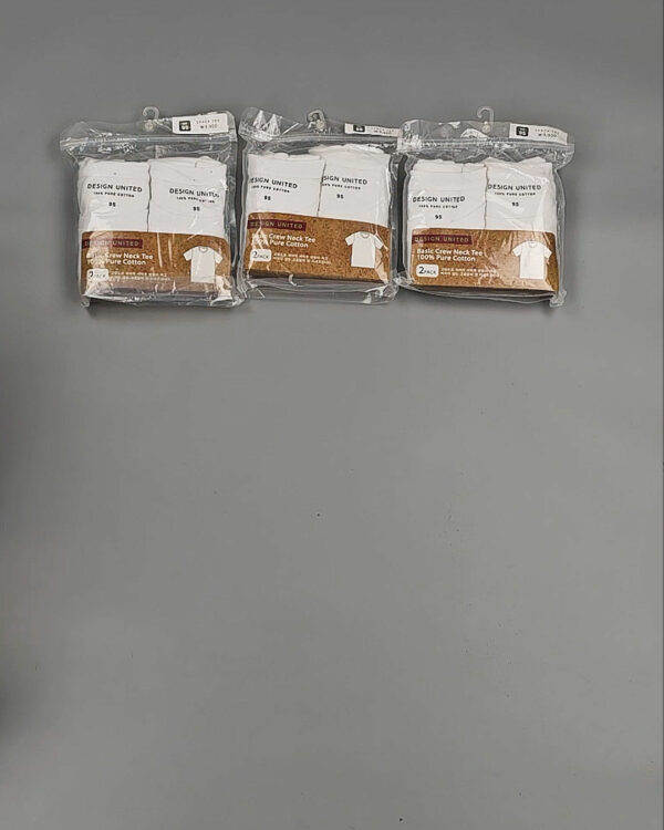 Фотография  892 - Футболка белая муж Корея 085#5 кг оптом в Петропавловске-Камчатском и Камчатском крае