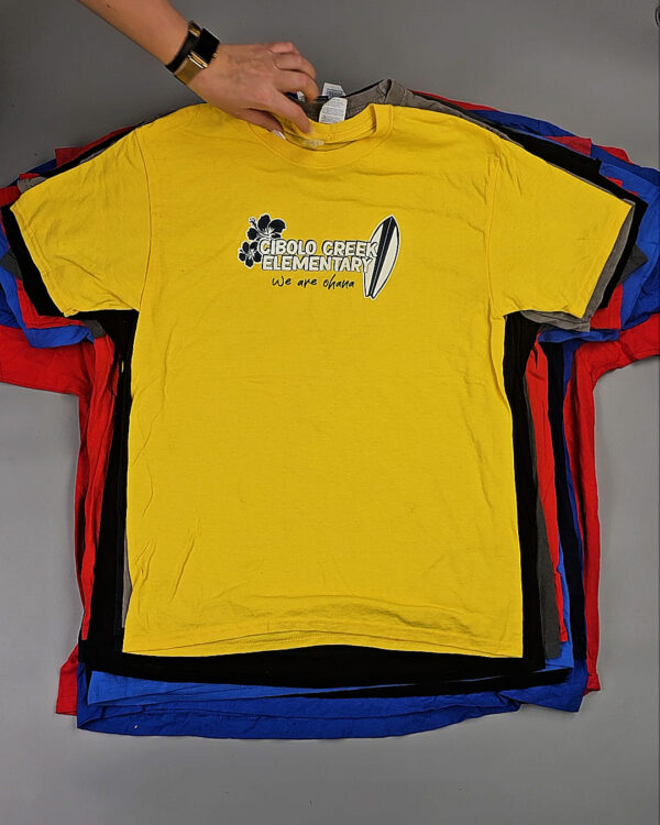 Фотография  433 - Футболки м/ж (Super T-Shirts Printed)#10 кг, ЛОТ СХ-0271 оптом в Петропавловске-Камчатском и Камчатском крае